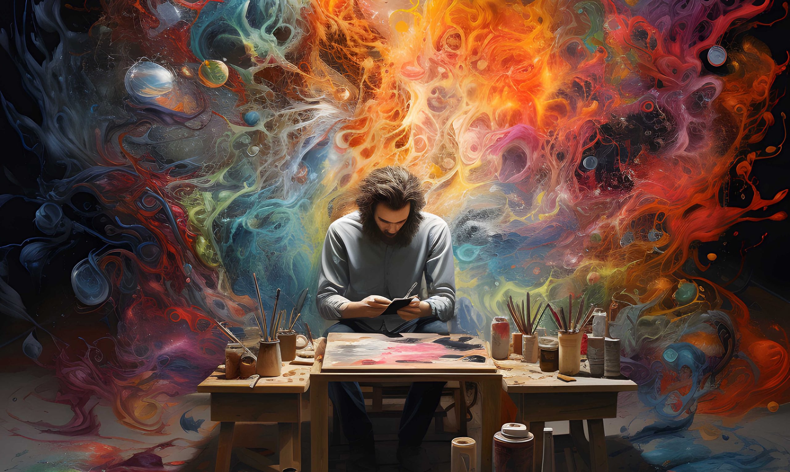 An artist exploring infinite creative possibilites.