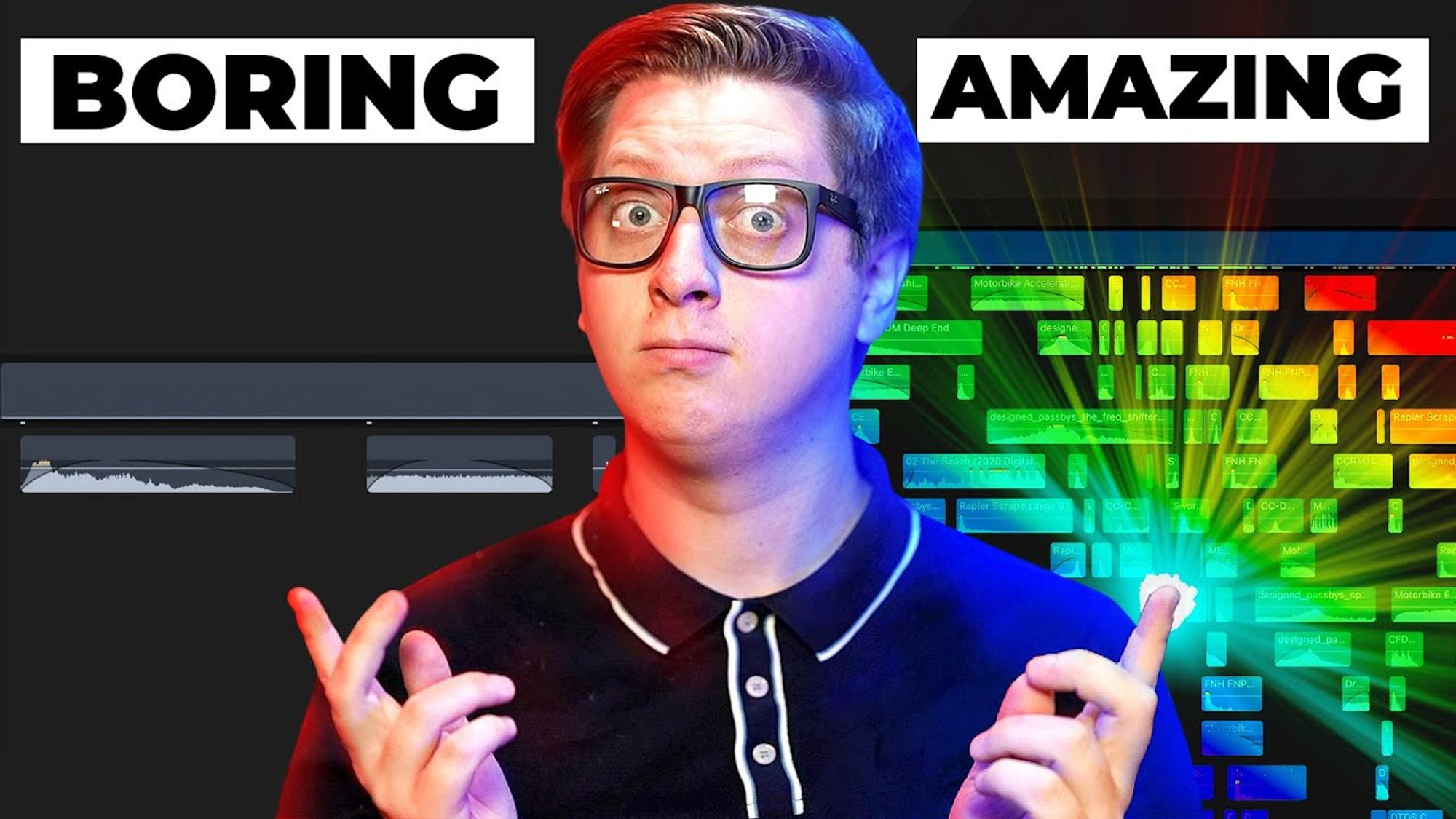Hayden Hillier-Smith shows us the difference between a boring edit and an amazing one. Focusing on sound design can really make your videos stand out.